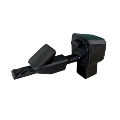 Image de Arrêt de Portail Battant Composite Noir automatique Système fermeture résistant 360 Réglable 30 à 100 mm Fabrication française Torbel Portac