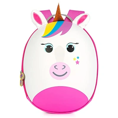 Image de boppi Sac à Dos Voyage Enfant Pratique, Léger &amp; Robuste Capacité 4 Litres 26 cm x 27 10 Motif Licorne