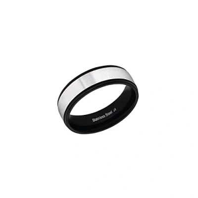 Image de Amor Bague en acier inoxydable pour hommes, argent, livrée dans une boîte cadeau à bijoux, 9783793