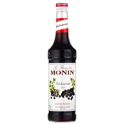 Image de MONIN Sirop de Cassis pour Vin, Cocktail et Eau Plate Arômes Naturels 70cl
