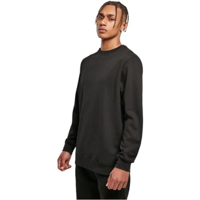 Image de Build Your Brand Basic Crewneck Maillot de survtement, Noir, L Homme