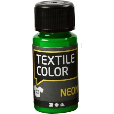 Image de Creativ Company Textile Color, Vert néon, 50 ML