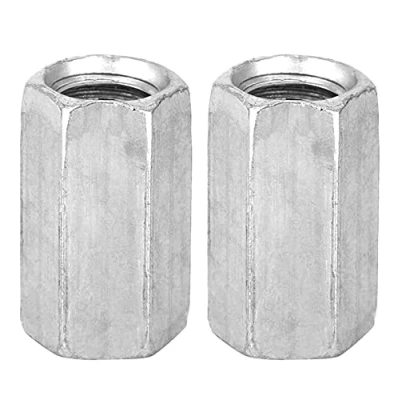 Image de 10Pcs Ecrou Long M8, Hexagonal Manchon de Entretoise m8 30mm en Acier au Carbone, Galvanisé Douille filetée Fixations Filetées Rallonge tige (M8 x 20)