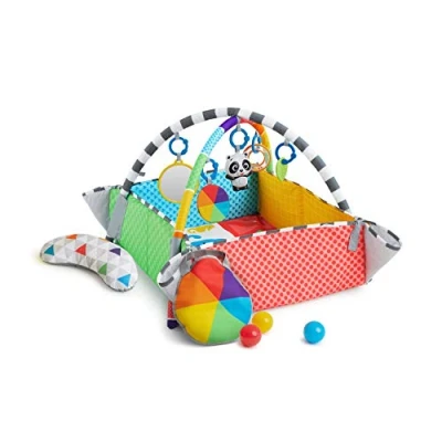 Image de Baby Einstein, Patch&#039;s 5 in 1 Colour Playspace Activity Play Gym &amp; Ball Pit, jouets, 20 min de sons et musique, das la Naissance