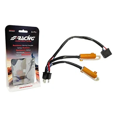 Image de SIMONI RACING 50W4 Résistance Warning Canceller spécifique pour Lampes à LED H4, 50 W 6 Ohm avec connecteurs