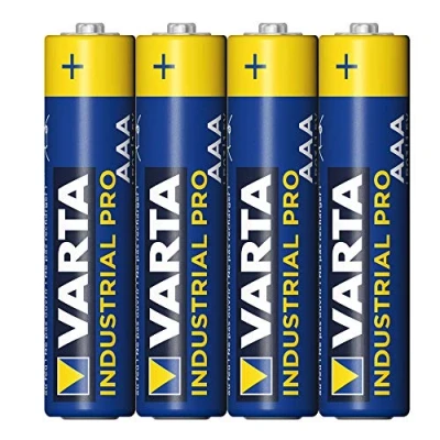 Image de Varta Industrial Piles alcalines, AAA, LR03, Micro, MN2400, 4 pièces