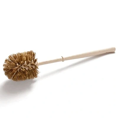 Image de Chinchilla® Brosse WC en Bois de hêtre fabriquée Allemagne avec Poils Fibre Naturelle et mélange Noix Coco qualité supérieure pour Le Nettoyage la propreté