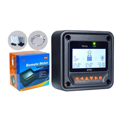 Image de EPEVER MT50 Télécommande pour contrôleur de charge solaire MPPT avec écran LCD Compatible Tracer AN/BN Series et LS B(P), VS BN, Triron N, Paramètres surveillance réglage