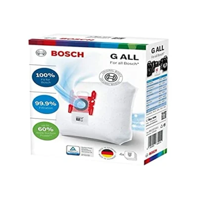Image de Bosch BBZ 41 FG Set de 4 Sacs d&#039;Aspirateur + Filtre