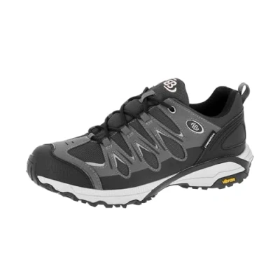 Image de Brütting Expedition Chaussures de Randonnée Basses, Noir (Schwarz/Grau Schwarz/Grau), 36 EU