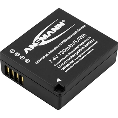 Image de ANSMANN Batterie de Rechange A Pan DMW BLG 10 (1 PCE) Appareil Photo 7,4V 730 mAh Li Po pour Lumix DMC GF6 et GX7