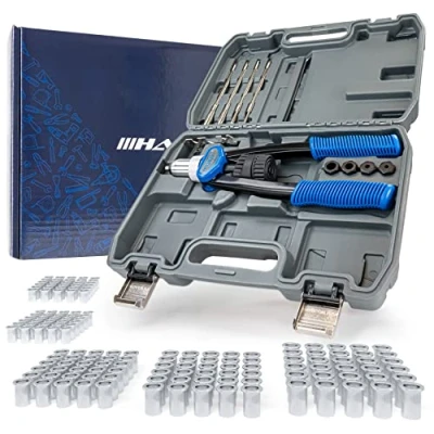 Image de Pince à rivets I riveter professionnelle 150 écrous M5 M6 M8 M10 M12 Taille Compacte