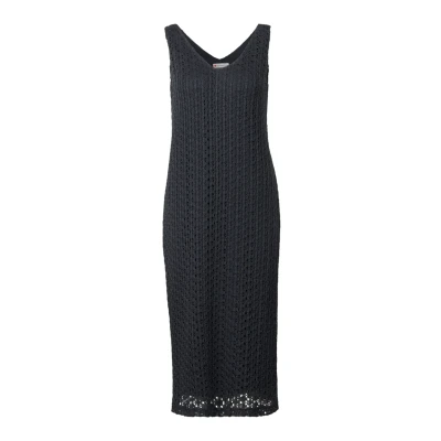 Image de Street One 1408787 Robe en Dentelle, Bleu foncé, 36 Femmes