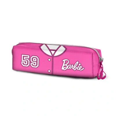 Image de Trousse à crayons KARACTER MANIA Barbie Varsity Rose 1 compartiment Hydrofuge