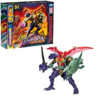 Image de Transformers Generations Legacy United, Figurine 3 en 1 Beast Wars Universe Magmatron Classe Commandant