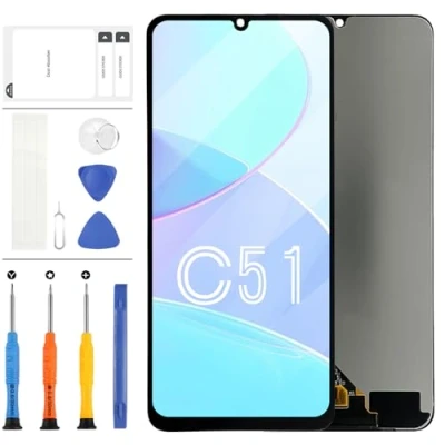 Image de Écran LCD de rechange pour Realme C51 4G RMX3830 Digitizer Kit réparation remplacement