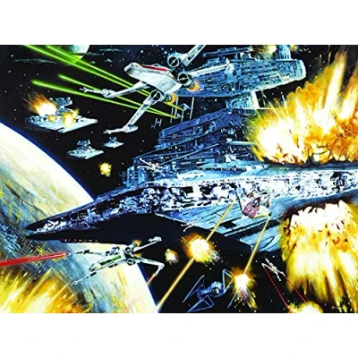 Image de Sagas,Star Wars lenticular Destructor Estelar Does Not Apply Puzzle lenticulaire Star Destructeur Stellaire 500 pièces, 32636, Multicolore, único