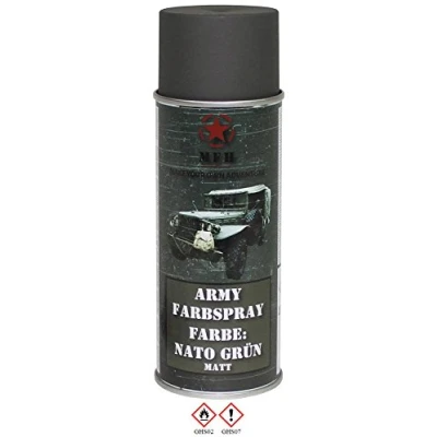 Image de MFH Farbspray oTAN Army Vert Mat 400 ML