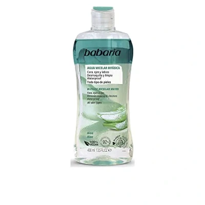 Image de Démaquillant visage biphasé Babaria Eau micellaire Aloe Vera (400 ml)