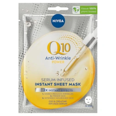 Image de Nivea Q10 Anti Wrinkle Power Firming Sheet Mask (Ensemble de 5)