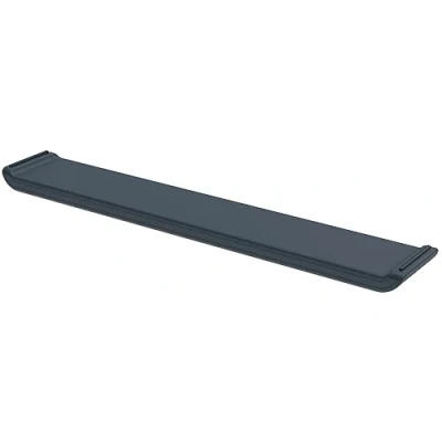 Image de LEITZ Ergo Repose Poignets Ergonomique pour Clavier, 2 Hauteurs au Choix, Rembourrage en Mousse Confortable, Gamme Ergo, Gris Foncé, 65230089