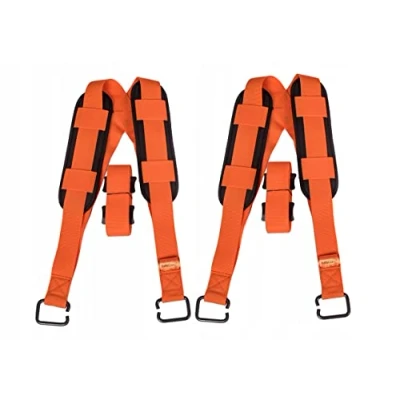 Image de SafeCore Sangles de Levage Professionnelles Bretelles Transport Ajustables pour Déménagement Furniture D&#039;appareils Électroménagers et d&#039;autres Objets, Kit Complet Courroies