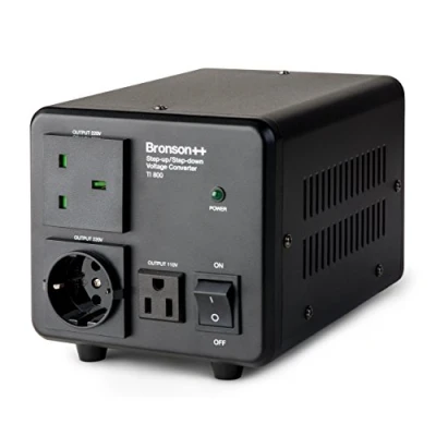 Image de Bronson++ TI 800 Transformateur 110 Volts Convertisseur USA Toroïdal Watts Entrée/Sortie 220V/110V Réversible Bronson 800W