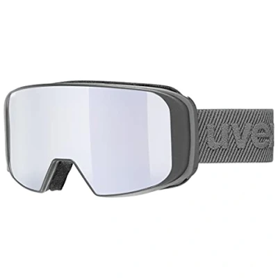 Image de Uvex Unisexe Adulte saga TO Masque de ski avec vitre rechange Rhino mat/argenté LGL Clear Taille unique