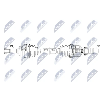 Image de Essieu moteur NTY NPW PE 069