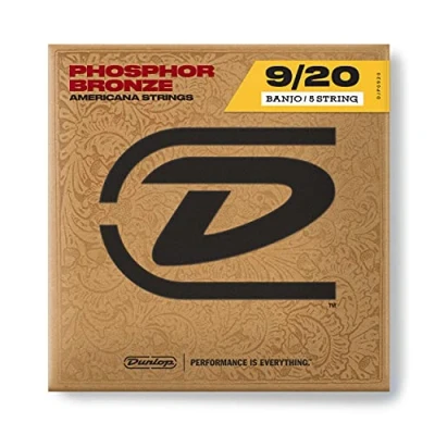 Image de Jim Dunlop DJP0920 Jeu de 5 cordes Banjo Bronze Phosphor