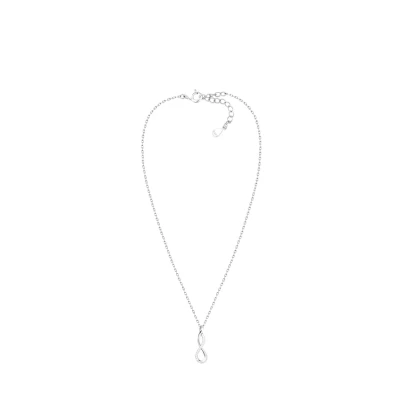 Image de Sofia Milani Collier pour Femme en Argent 925 avec Pierre de Zircon Pendentif Forme d&#039;Infini 50311