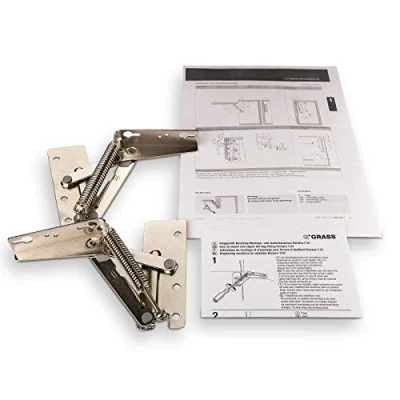 Image de SO TECH® 1 pair Ferrure d&#039;Abattant Tournant T 57 Grass Kinvaro à Gauche et Droit