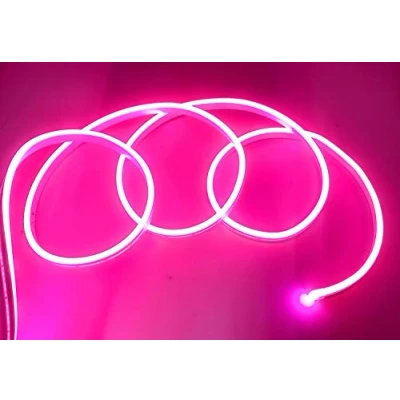 Image de Bande LED néon flexible étanche IP65 5 mètres 120 LED/m 12 V rose