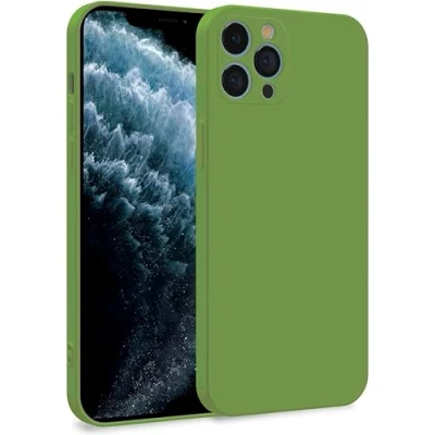 Image de MyGadget Coque pour iPhone 11 Pro Case Silicone Souple &amp; Soft Doublure Microfibre Cover TPU Protection Extra Fine Légère Vert