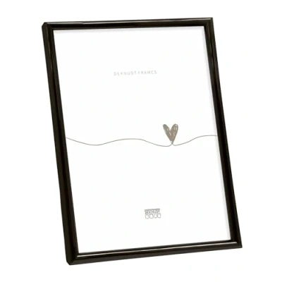 Image de Deknudt Frames S011S2 Cadre Photo Résine Noir Brillant 20 x 25 cm