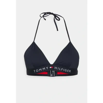 Image de Tommy Hilfiger Triangle Fixed Haut de bikini, Femme, Taille: Small, Desert sky