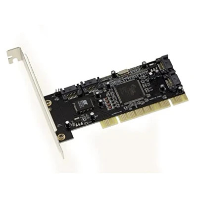 Image de KALEA INFORMATIQUE Carte contrôleur PCI SATA 4 Ports INDEPENDANTS ou en Raid 0 1 0+1 avec Chipset Silicon Image SIL3114. Equerres High Profile et Low