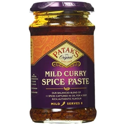 Image de Patak&#039;s Curry Paste Mild, 10 Ounce Jars (Pack of 6) by