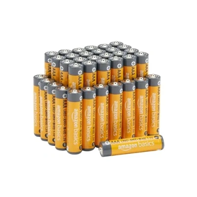 Image de Amazon Basics Piles Alcaline AAA 1,5 V pour le quotidien, Lot de 36 (le visuel peut différer)