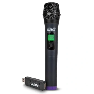 Image de SONO Micro main sans fil avec écran digital UHF via USB PA DJ LED+Clé 32G