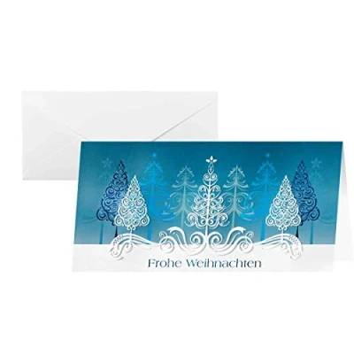 Image de Sigel DS030 Lot de 10 cartes Noël avec enveloppes Format DIN long