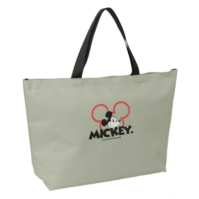 Image de Safta MICKEY MOOD Sac Shopping Bag, Confortable et polyvalent, Qualité résistance, 50 x 10 45 cm, gris, Estándar, Décontracté