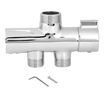 Image de Vanne de separation pour inverseur douche mural G1/2 &quot;, pice rechange systme universel 3 voies pomme main et fixe