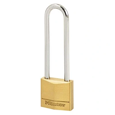 Image de Master Lock 150EURDLJ Cadenas à Clé en Laiton, Doré, 10,7 x 5 1,4 cm