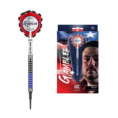 Image de Target Darts Danny Baggish G1 90% Tungsten Darts, 18G Soft Tip Dart Set, Professional Sets, Pixel Tip, Electronic Set