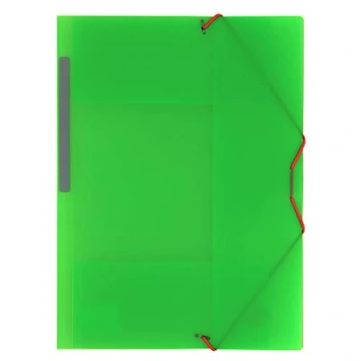 Image de Grafoplás 04801221 carpeta de plastique avec Elastiques et 3 Rabats, vert, format a4