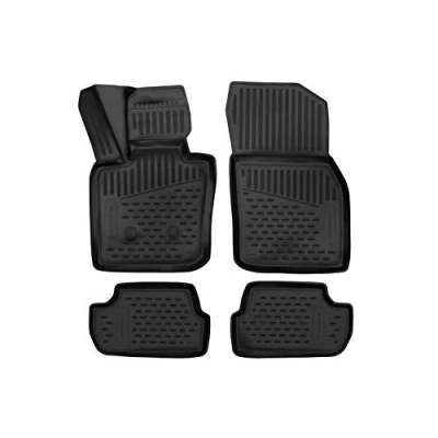 Image de Element EXP.ELEMENT3D00140210k Tapis de Sol en Caoutchouc antidérapant pour Mini Cooper One R50 R53 R56 Année : 14 20 Noir Ajustement mesuré au Laser personnalisé