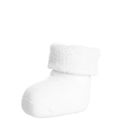 Image de FALKE Erstling B SO coton unies 1 paire, Chaussettes Mixte bébé, Blanc (Off White 2040), 62 68