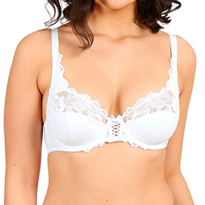 Image de Soutien Gorge emboîtant sans Complexe Coton d&#039;arum (Blanc)