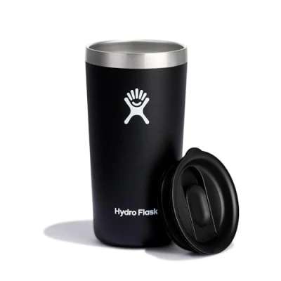 Image de HYDRO FLASK Gobelet d&#039;Extérieur 354 ml (12 oz) avec Couvercle Anti Éclaboussures Isotherme en Acier Inoxydable à Double Paroi Pour Boissons Chaudes ou Froides Noir